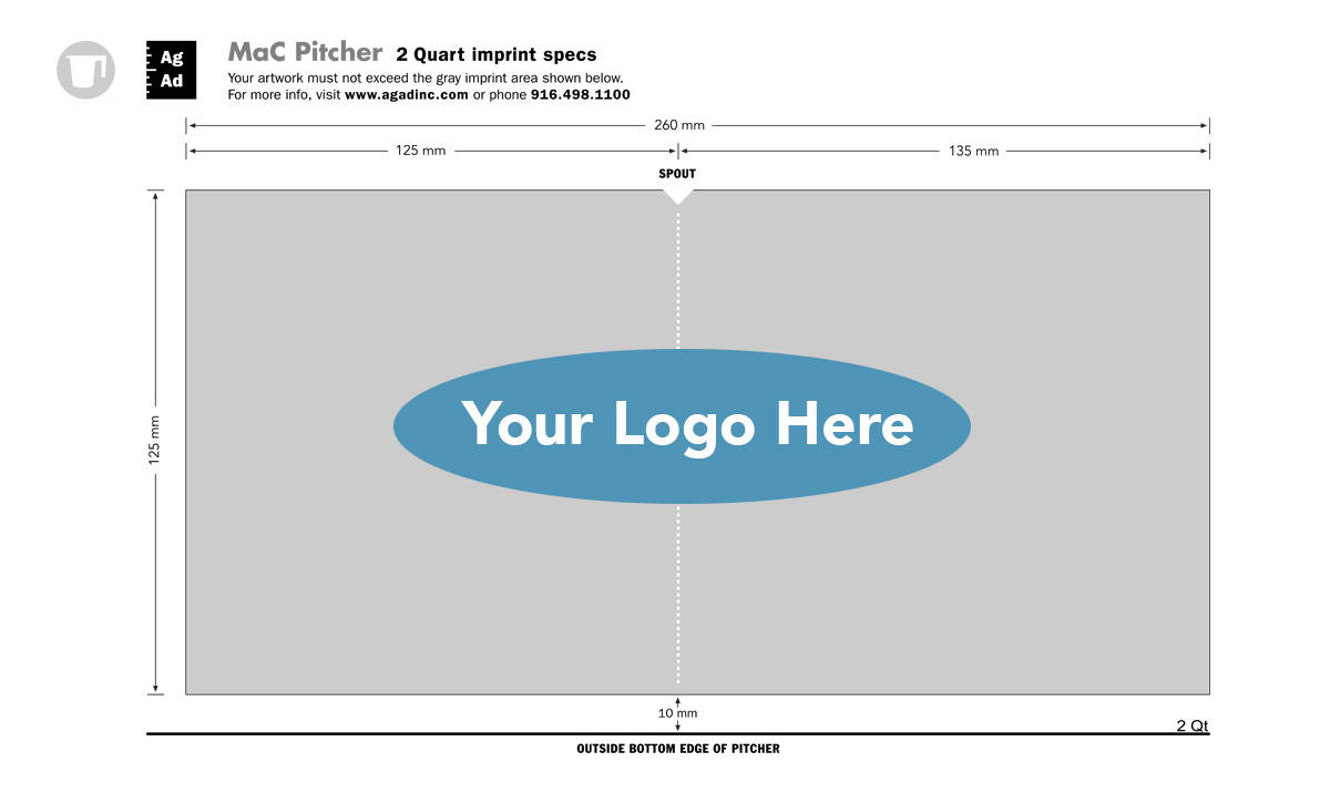 Online templates make adding your logo easy
